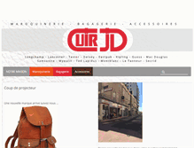 Tablet Screenshot of maroquinerie-bagages-lemans.com